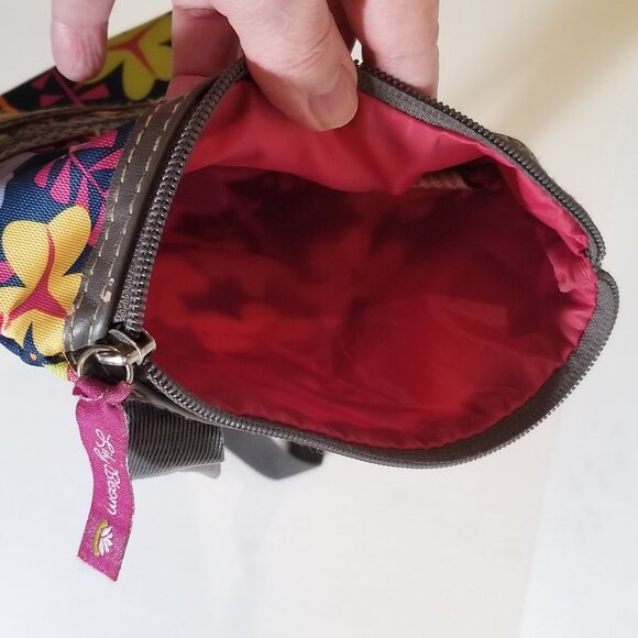 Lily Bloom Eco-Friendly Floral Crossbody Purse | Lightweight Travel Bag - Picture 3 of 6